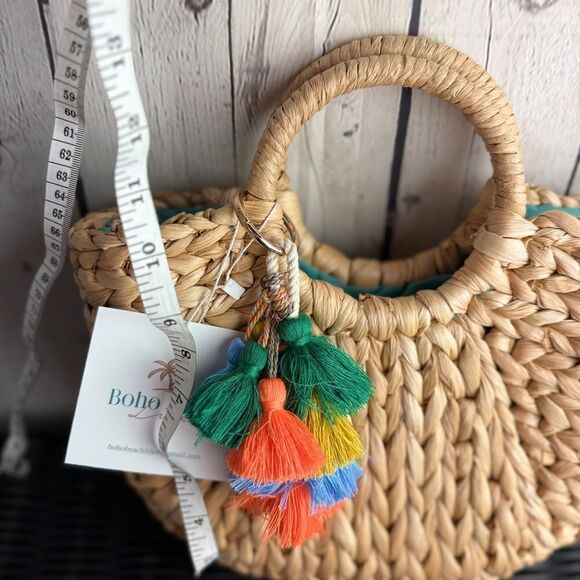 Tan Woven Tote Bag - Picture 7 of 9